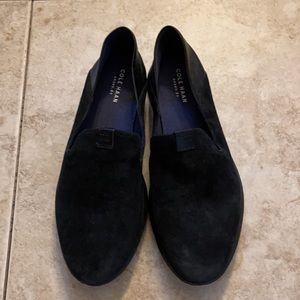 Cole Haan Grand.os Black Slip Ons